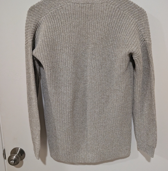 Marine Layer Grey Kelsey Open Knit Cardigan - Picture 8 of 13